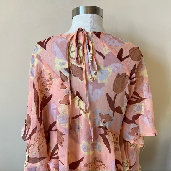 Ted Baker London Pegaia Floral Ruffle Mini Dress 13812 - Picture 7 of 9